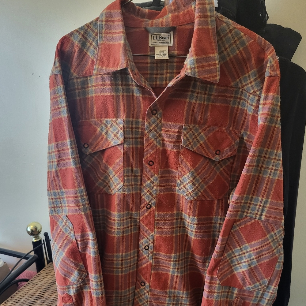 Men's Long sleeve Flannel shirt